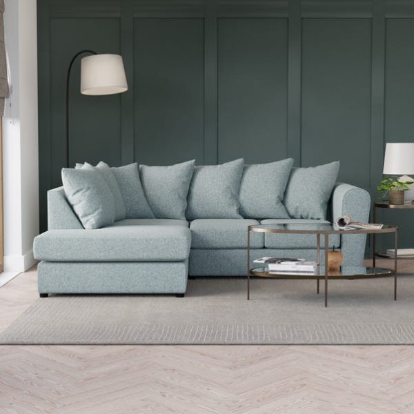 Blake Soft Texture Fabric Corner Sofa