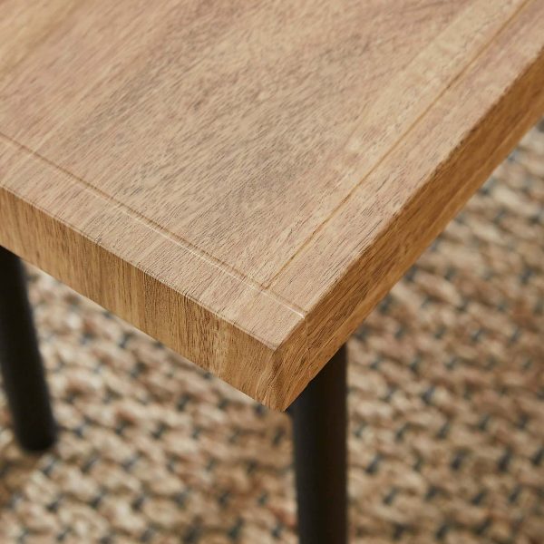Bryant 2 Seater Dining Bench, Mango Wood Effect, 113cm-2