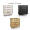 Bryant 4 Drawer Chest in different colours