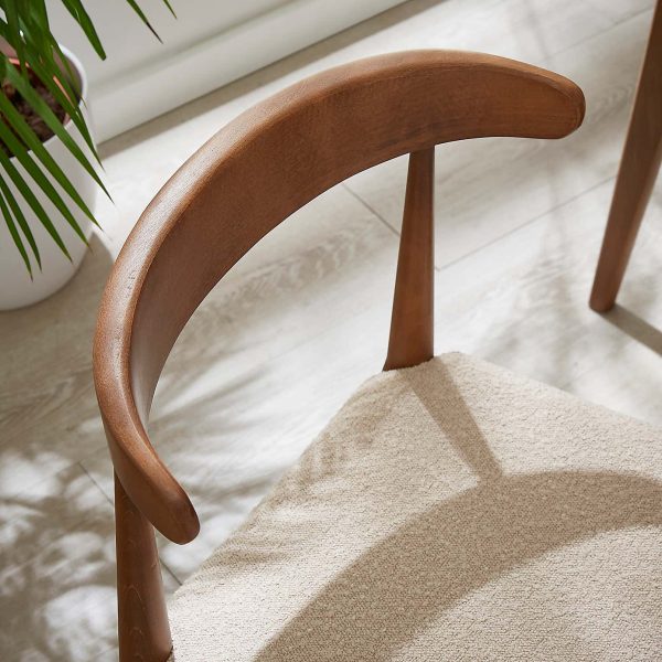 Elements Alva Dining Chair, Warm Sand Boucle-1