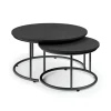 Fulton Coffee Nest of Tables, Black 3