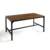 Fulton Rectangular Dining Table with 2 Benches-2