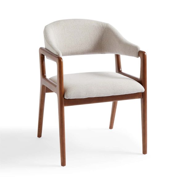 Hugh Dining Chair, Linen-3