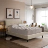 Mason Buttoned Woven Fabric Bed Frame