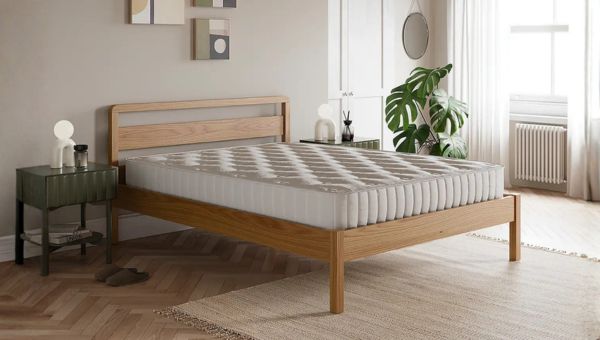 bed frame crafted from sustainable wood and timber
