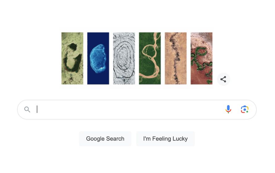 google doodle earth day image 2024