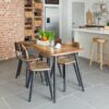 Baumhaus Coastal Chic Small Rectangular Dining Table reclaimed timber