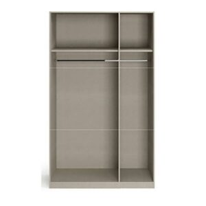 Lorenzo 3 Door + 4 Drawer Hinged Wardrobe open doors