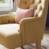 Arianna Button Back Accent Chair close up