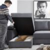 Ashley Corner Sofa Bed with storage