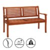 CASARIA Bologna 2 Seater Garden Bench eco-friendly wood