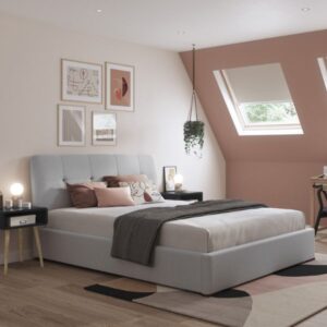 San Diego Ottoman Upholstered Bed Frame grey
