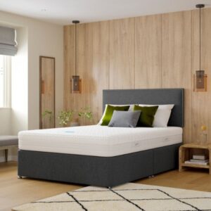 Slumberland Clima Control Latex Backcare Mattress with divan