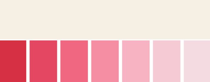 magnolia and pink colour
