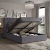 Orianna Upholstered Ottoman Bed Frame grey
