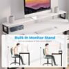 GreenForest Computer Desk with monitor stand