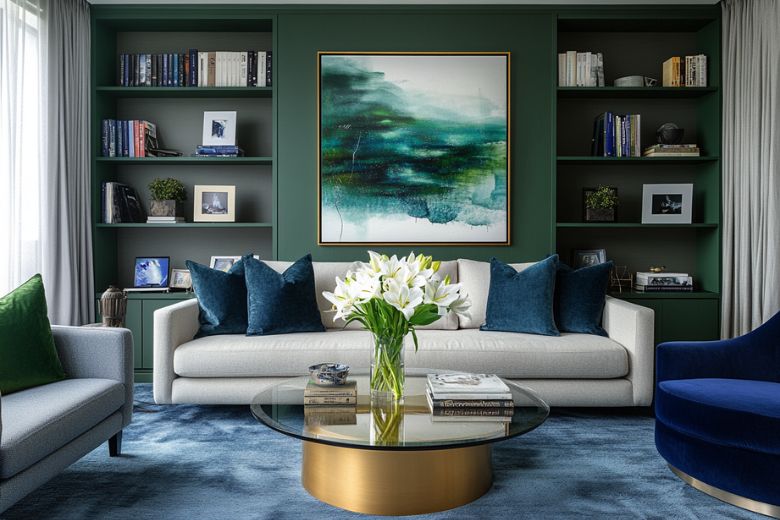 What Colour Carpet rug Goes with Green Walls