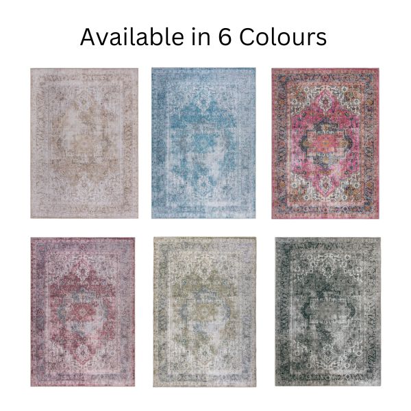 gabriella washable rug 6 colours