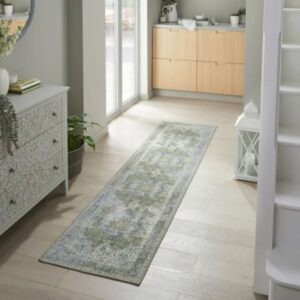 Gabriella Washable Runner green