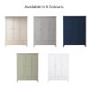 Lynton Triple Wardrobe available in 5 colours
