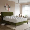Skylar Velvet Pillow Back Bed Frame