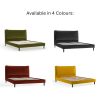 Skylar Velvet Pillow Back Bed Frame 4 Colours