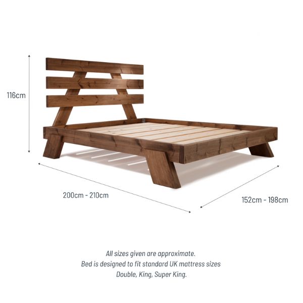 Dunston Bed Frame dimensions