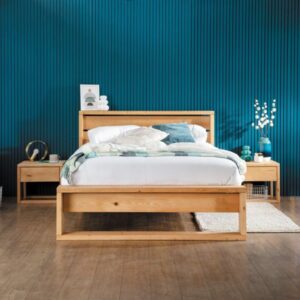 Sandyford Slatted Headboard Bed Frame