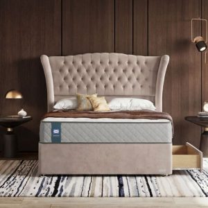 Sealy Advantage Latex Comfort Mattress with divan bed