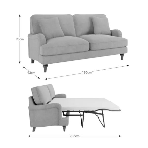Beatrice Sofa Bed size and dimensions