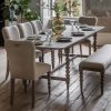 Cedar and Sage Boden 6-8 Seater Extendable Dining Table seats 8 people