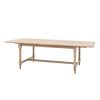 Cedar and Sage Boden 6-8 Seater Extendable Dining Table size and dimensions