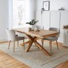 Xavi 6-8 Seater Rectangular Extendable Dining Table, Oak
