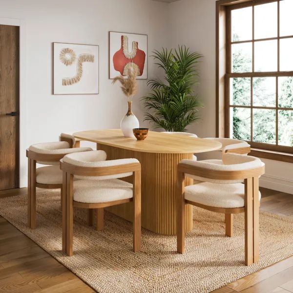 Amari 6 Seater Oval Dining Table