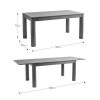 Reeva Extendable 6 to 8 Seater Rectangular Dining Table 160-240cm