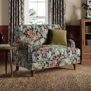 Beatrice II Jacquard Nature's Exhibitionists Snuggle Chair