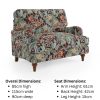 Beatrice II Jacquard Nature's Exhibitionists Snuggle Chair dimensions