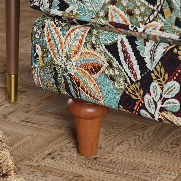 Beatrice II Nature's Exhibitionists Snuggle Chair with Jacquard fabric