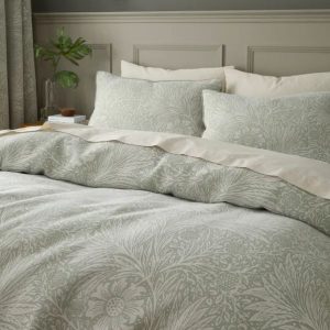 Marigold Jacquard Duvet Cover & Pillowcase Set recycled polyester