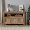 Olney Swivel Desk light oak finish